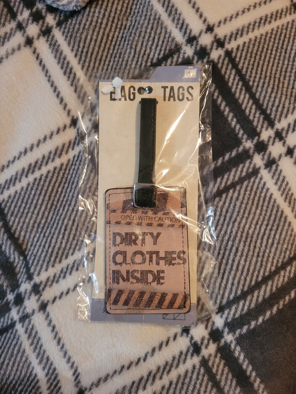 $5 Add On. Dirty Clothes Inside Novelty Luggage Tag